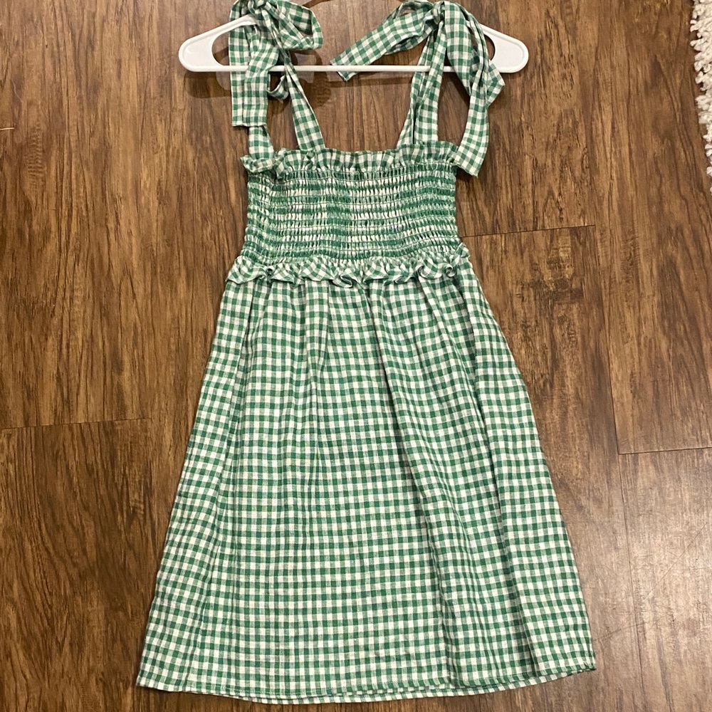 Gingham Reformation Dress